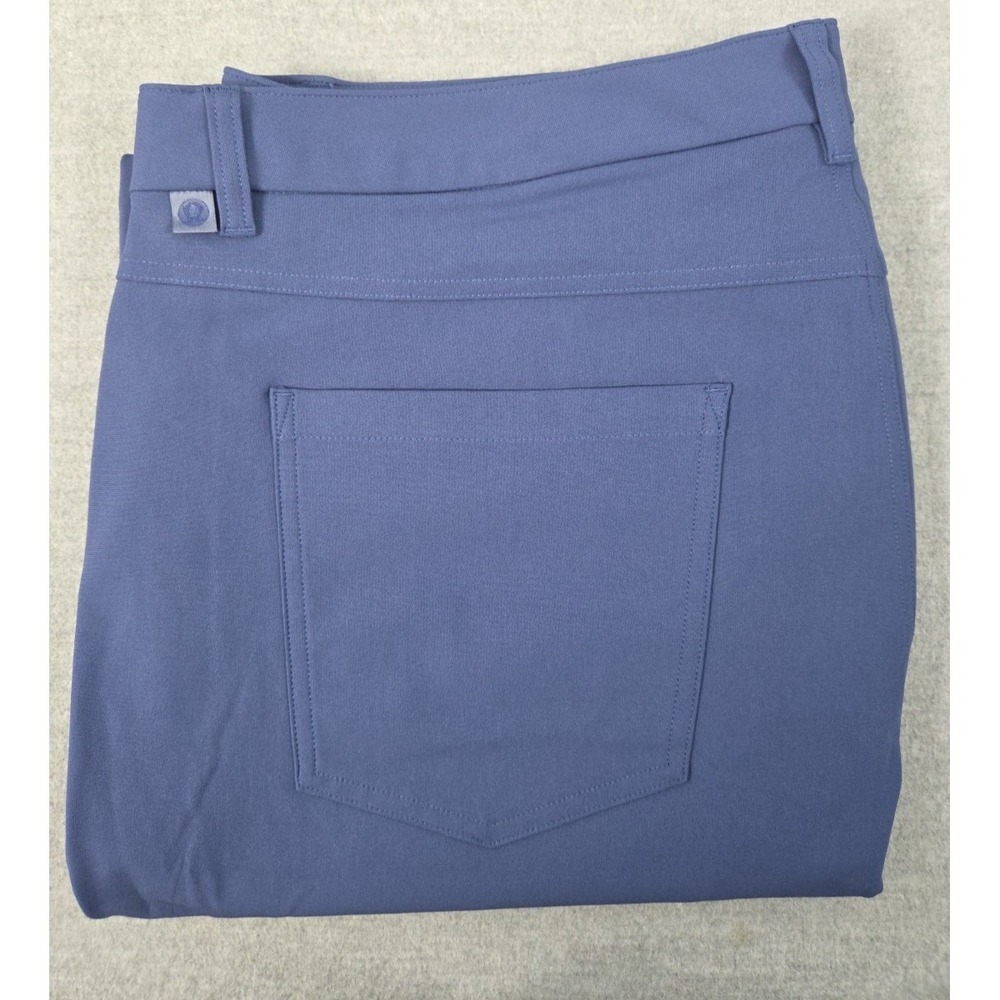 Lululemon Womens Plus Softstreme Hi Rise Straight Crop Capri Pants Blue 40x26